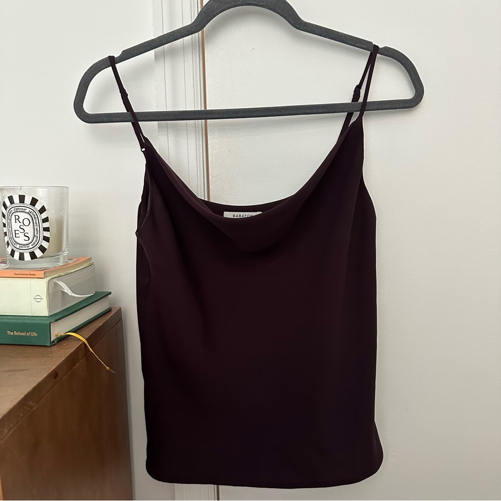 Aritzia Babaton Cowlneck Camisole Tank Top